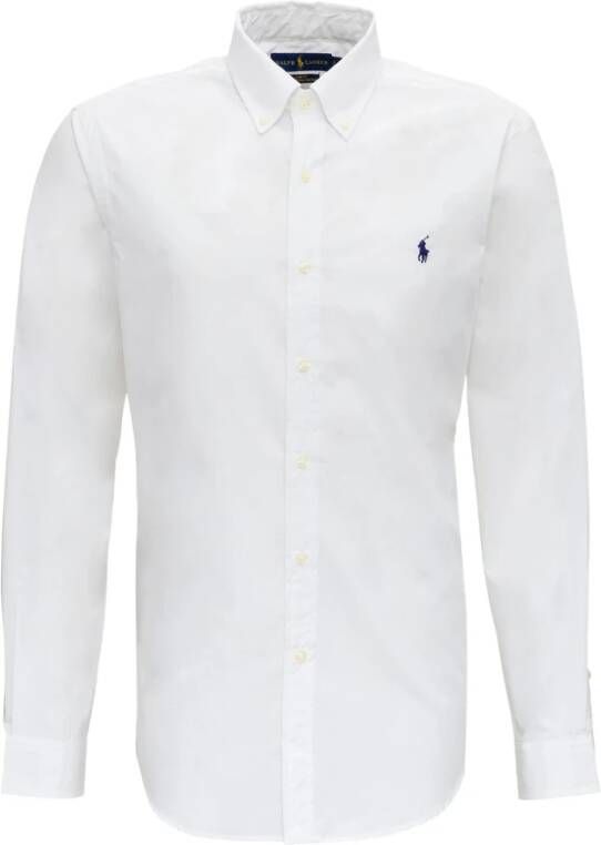 Polo Ralph Lauren Witte Stretch-Katoenen Overhemd met Polo Pony Motief White Heren - Foto 10