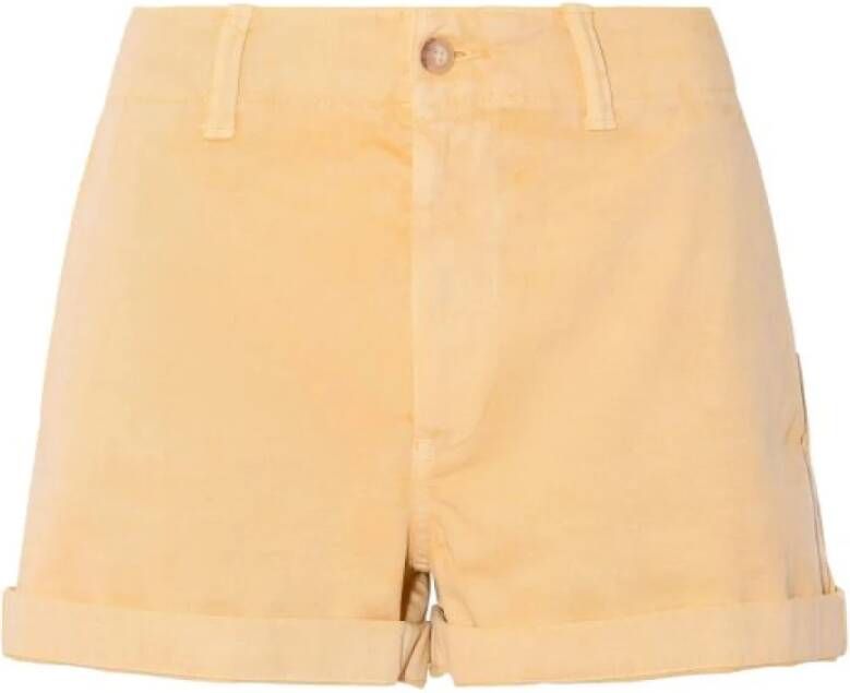 Polo Ralph Lauren Short Shorts Geel Dames