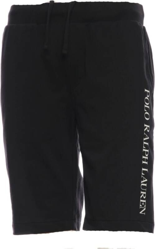 Polo Ralph Lauren Underwear Slim fit sweatshorts met labelstitching model 'LOOPBACK'