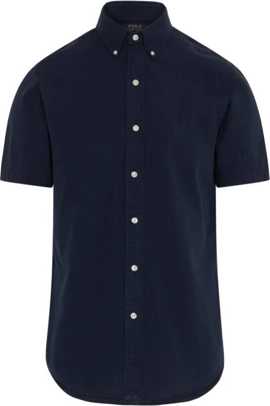 Polo Ralph Lauren Elegante korte mouwen overhemden Blue Heren