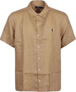 Polo Ralph Lauren Short Sleeve Shirts Bruin Heren