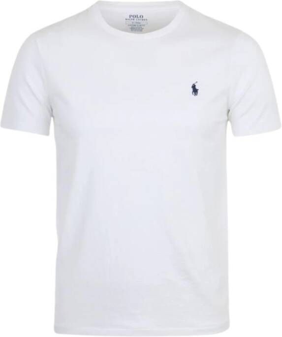 Ralph Lauren Witte Katoenen Jersey Basis T-shirt voor Jongens White Heren