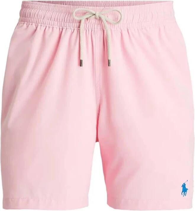 Ralph Lauren Roze Sea Shorts voor Heren met Elastische Taille Roze Heren