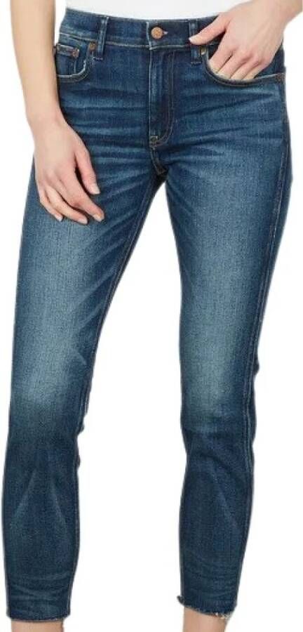 Polo Ralph Lauren Skinny Denim Jeans Upgrade Collectie Blue Dames
