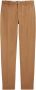 Polo Ralph Lauren Slim Fit Chino Broek met Hoge Taille Beige Dames - Thumbnail 2