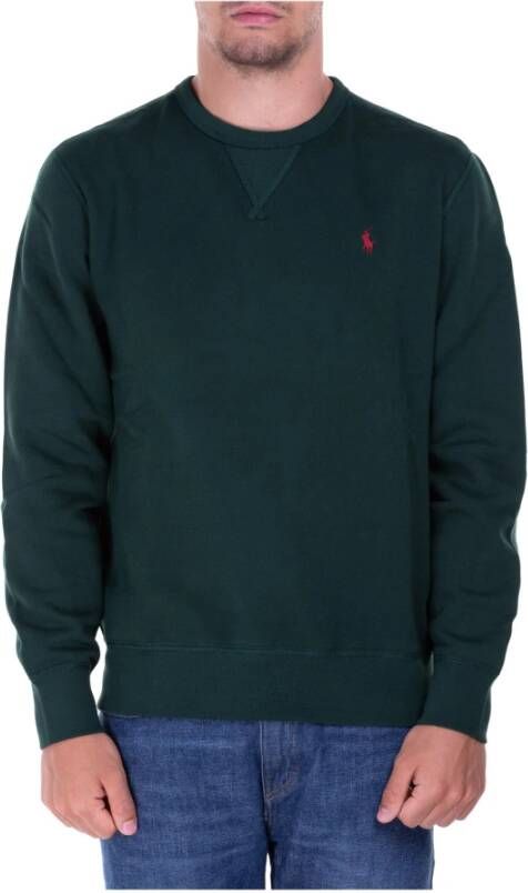 Polo Ralph Lauren College Groene Sweatshirt 60% Katoen 40% Polyester Green Heren