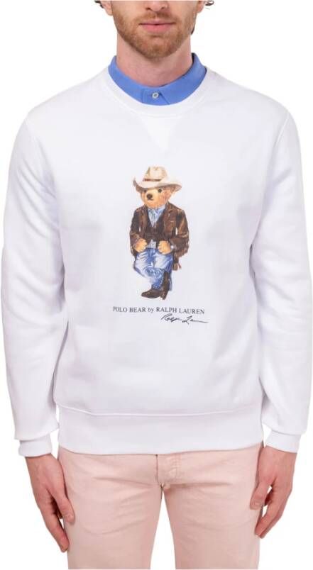 Polo Ralph Lauren Sweatshirt met berenlogo Wit Heren