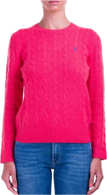 Polo Ralph Lauren Lente Rode Sweatshirt Shirt Pink Dames