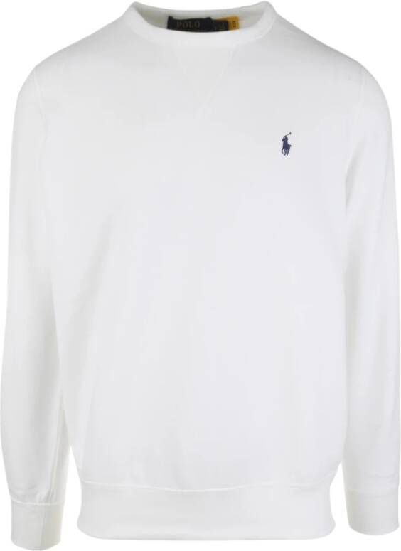 Ralph Lauren Witte Polo Bear T-shirt met lange mouwen White Heren