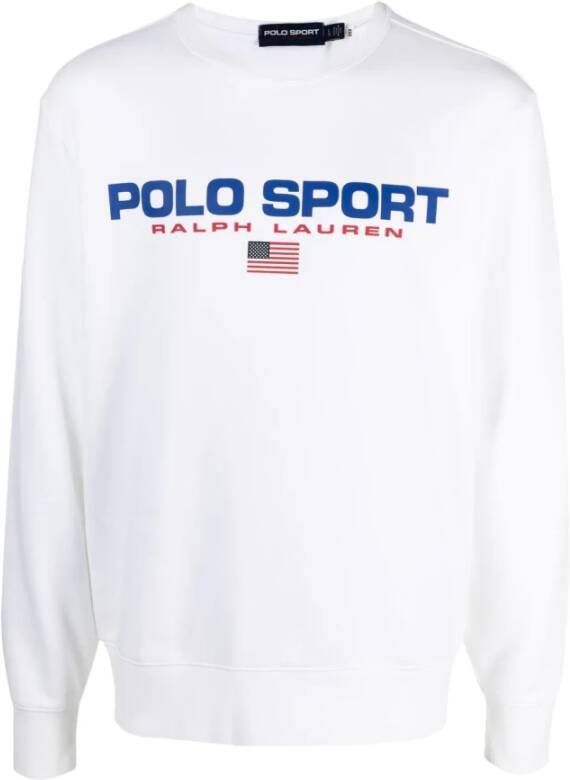 Polo Ralph Lauren Wit Crewneck Sweatshirt White Heren