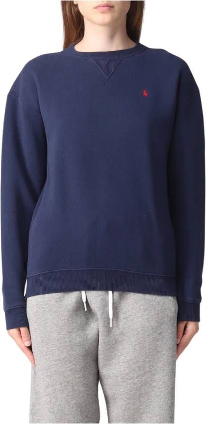 Polo Ralph Lauren Crewneck Sweatshirt Blauw Dames