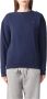 Ralph Lauren Navyblauwe Katoenen Sweatshirt met Iconisch Pony Borduurwerk Blauw Dames - Thumbnail 4