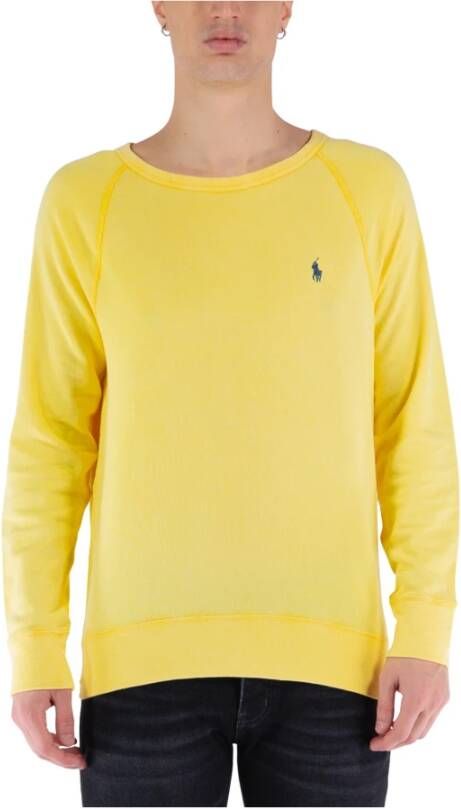 Ralph Lauren Klassieke Raglan Crewneck Sweatshirt Yellow Heren