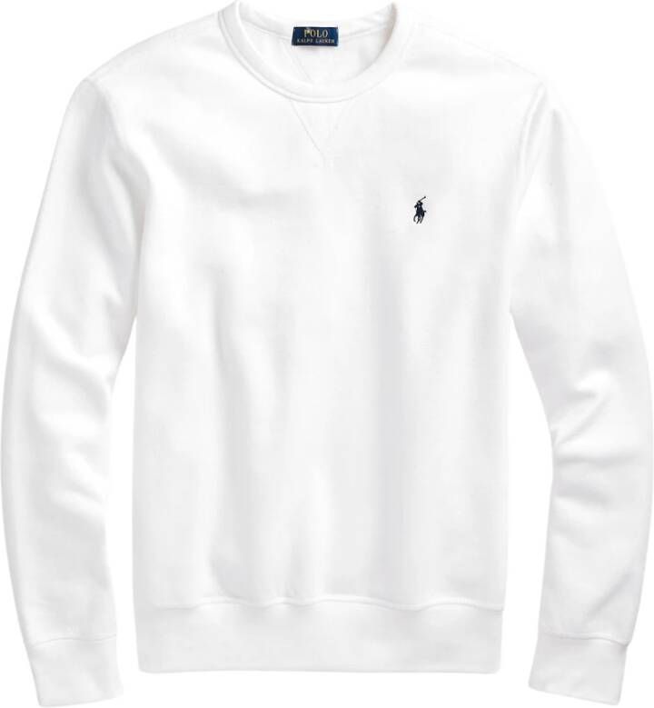 Ralph Lauren Witte Polo Bear T-shirt met lange mouwen White Heren