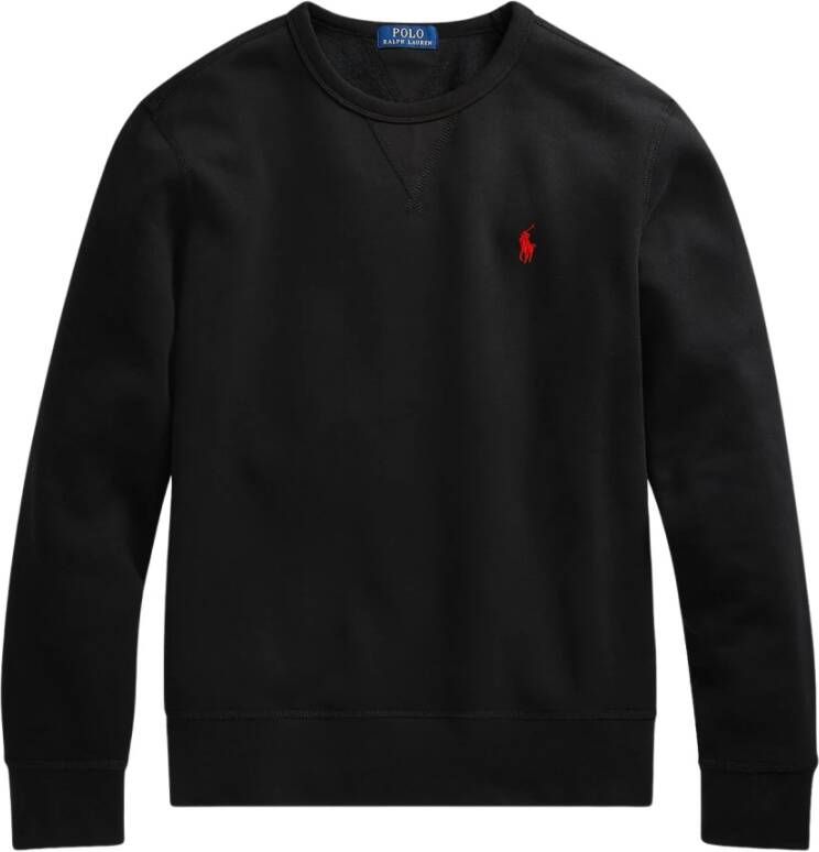 Polo Ralph Lauren Zwarte Katoenen Polo Shirt Black Heren