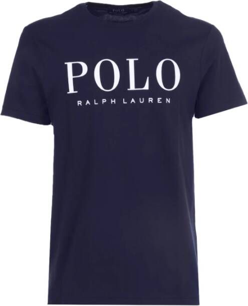 Ralph Lauren Klassiek katoenen T-shirt voor heren Blauw Heren