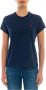 Ralph Lauren Navy Jersey T-Shirt Klassieke stijl voor modebewuste vrouwen Blauw Dames - Thumbnail 3