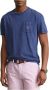 Polo Ralph Lauren Blauw Katoen-Linnen T-Shirt met Polo Pony Motief Blue Heren - Thumbnail 6