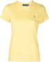 Polo Ralph Lauren Stijlvolle Dames T-Shirt Klassiek Ontwerp Yellow Dames - Thumbnail 1