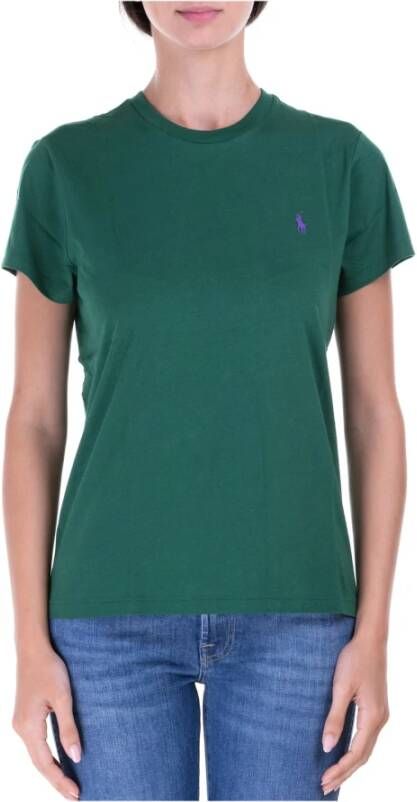 Polo Ralph Lauren Klassiek Groen T-shirt voor Dames Green Dames