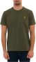 Polo Ralph Lauren Donkergroene Custom Slim Fit Jersey Crewneck T-Shirt Green Heren - Thumbnail 2