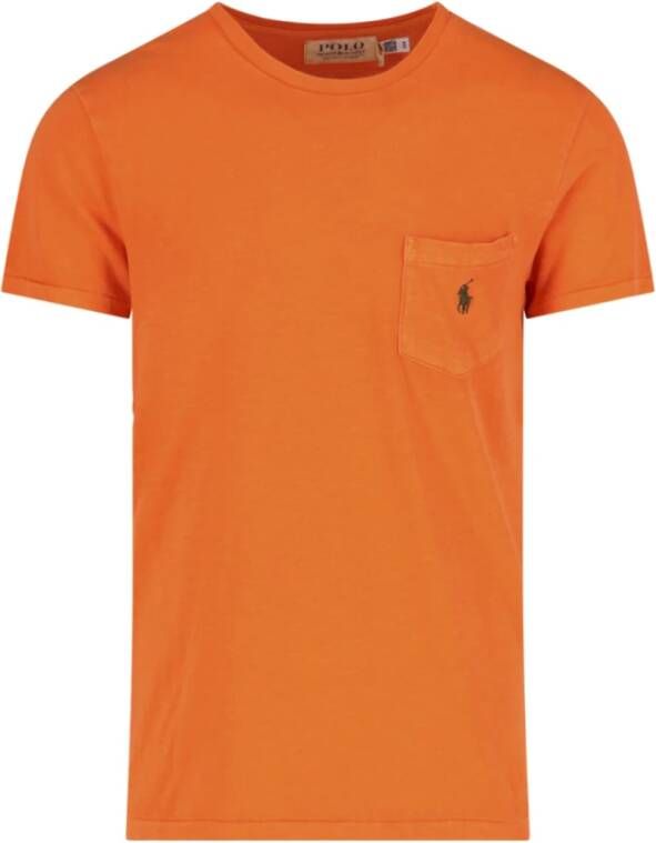 Polo Ralph Lauren T-shirts Oranje Heren