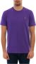 Polo Ralph Lauren Paarse stropdas T-shirt met geborduurd logo Purple Heren - Thumbnail 2