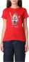 Polo Ralph Lauren Rode Katoenen T-Shirt Model 211882281 001 Red Dames - Thumbnail 4