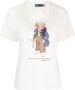 Polo Ralph Lauren TGL Bear T-Ss-T-Shirt Stijlvolle dames top White Dames - Thumbnail 2
