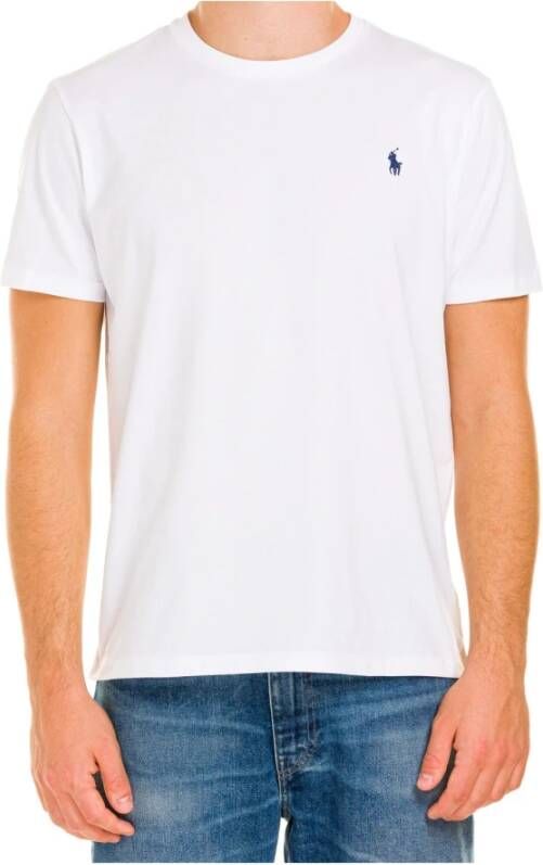 Polo Ralph Lauren Witte Custom Slim-Fit T-shirt White Heren