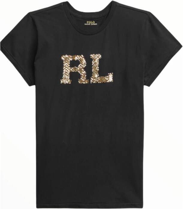 Polo Ralph Lauren Stijlvolle T-shirts voor vrouwen Black Dames