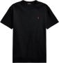 Polo Ralph Lauren Zwart Katoenen Regular Fit T-Shirt Black Heren - Thumbnail 2