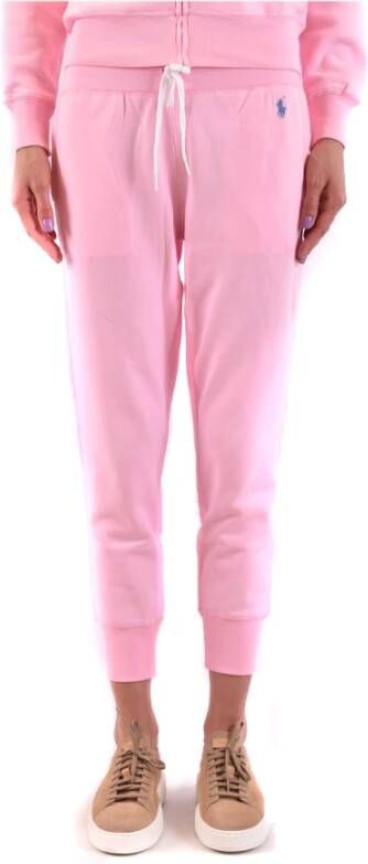 Polo Ralph Lauren Stijlvolle Sweatpants voor Vrouwen Pink Dames