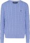 Polo Ralph Lauren Gebreide pullover met kabelpatroon model 'DRIVER' - Thumbnail 1