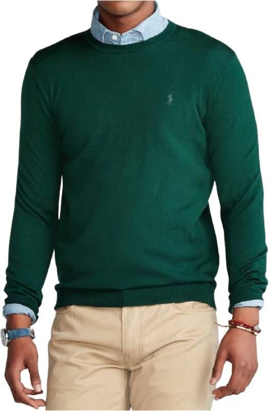 Polo Ralph Lauren Groene Sweaters LS CN Pp-Long Sleeve-Pullover Groen Heren