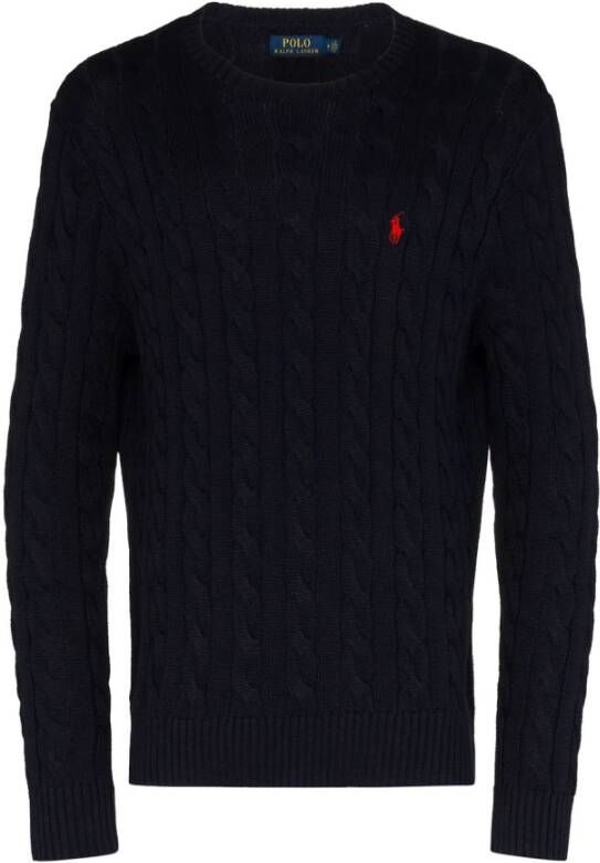 Ralph Lauren LS Driver Cn-Lange Mouwen Truien Blauw Heren