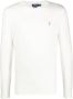 Ralph Lauren Witte Katoenen Ronde-hals Gebreide Trui White Heren - Thumbnail 2