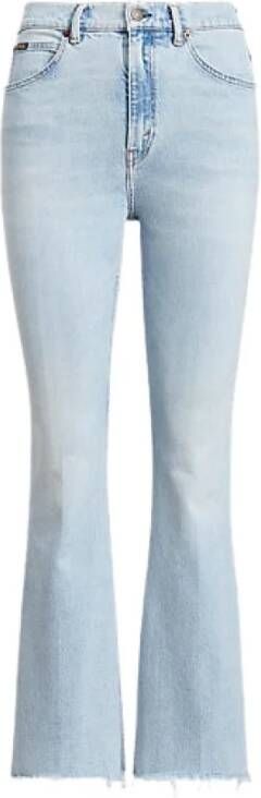 Polo Ralph Lauren Retro Flared Jeans Blue Dames