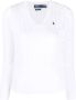 Polo Ralph Lauren Gebreide pullover met logostitching model 'KIMBERLY' - Thumbnail 1