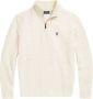 Polo Ralph Lauren Witte Wol Kasjmier Regular Fit Sweatshirt White Heren - Thumbnail 1