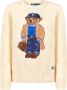 Polo Ralph Lauren Gebreide pullover van een mix van katoen en kasjmier met motiefstitching - Thumbnail 6