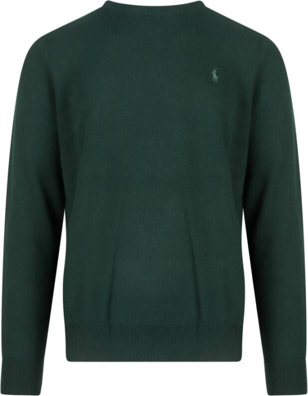 Polo Ralph Lauren Wollen trui met geborduurd logo Groen Heren