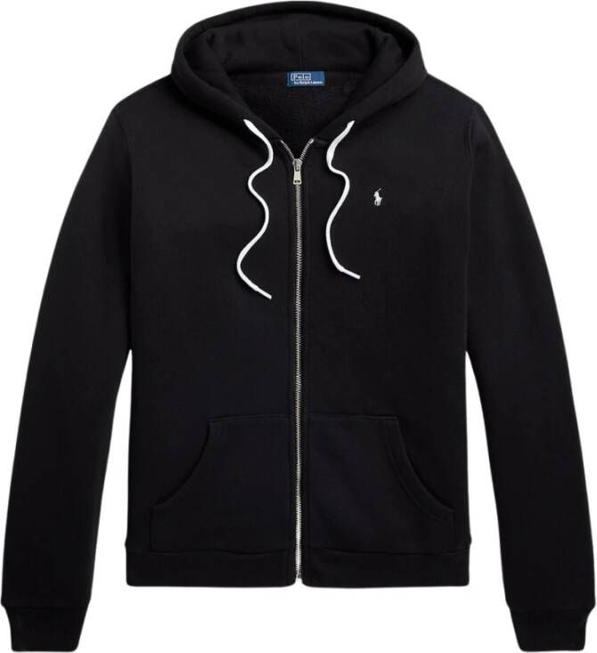 Polo Ralph Lauren Zwart Sweatshirt met Ritssluiting voor Black