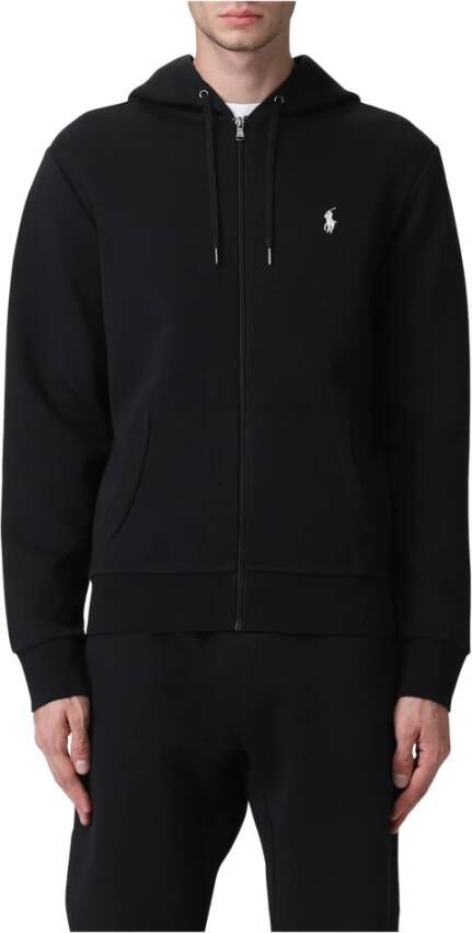 Polo Ralph Lauren Double Knit Fullzip Hoodie Hooded vesten Heren black maat: L beschikbare maaten:L XL XXL