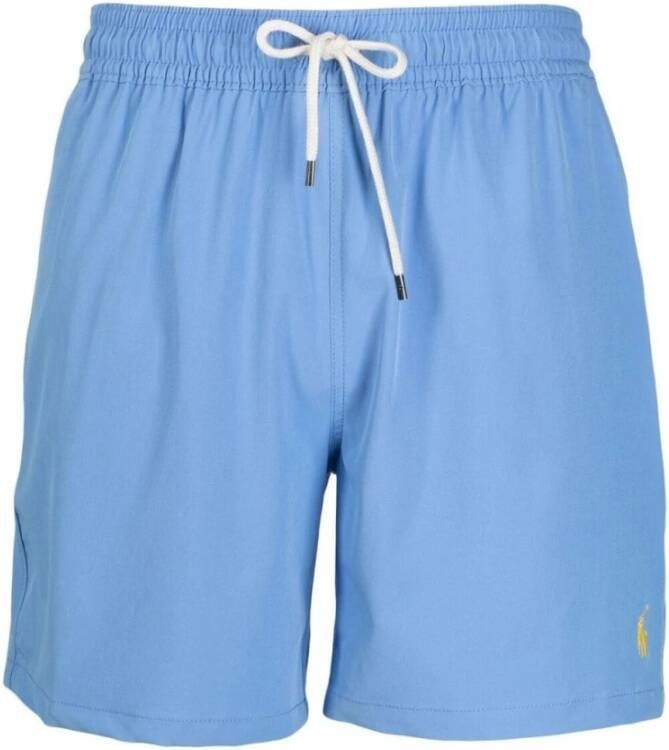 POLO Ralph Lauren zwemshort met geborduurd logo lichtblauw