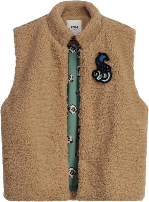 Pom Amsterdam Gilet Bruin Dames