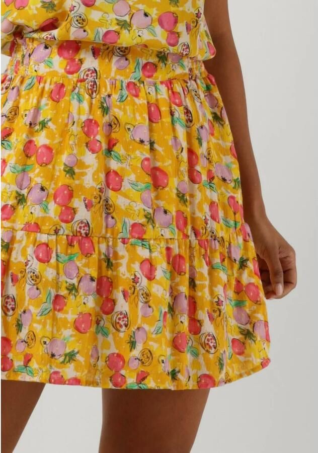 Pom Amsterdam Gele Minirok 7310 Yellow Dames