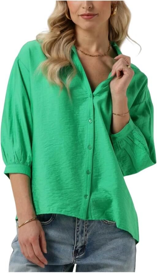 Pom Amsterdam Groene Violet Blouse Elegant Trendy Look Green Dames - Foto 3
