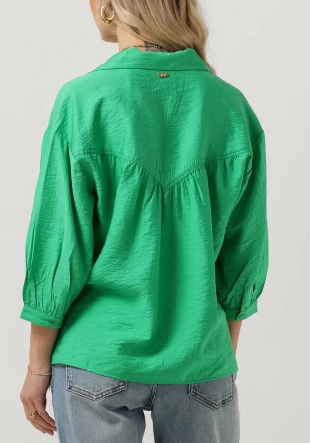 Pom Amsterdam Groene Violet Blouse Elegant Trendy Look Green Dames - Foto 2