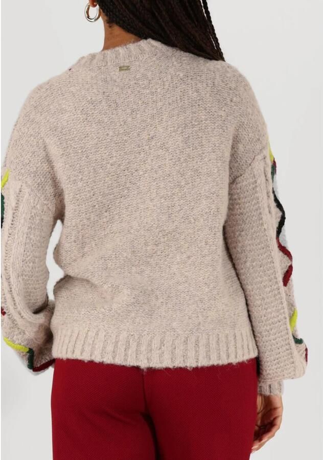 Pom Amsterdam Kabelroze Trui & Vest Multicolor Dames - Foto 6